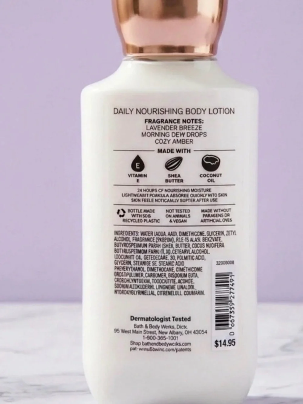 Bath & Body Works daily nourishing